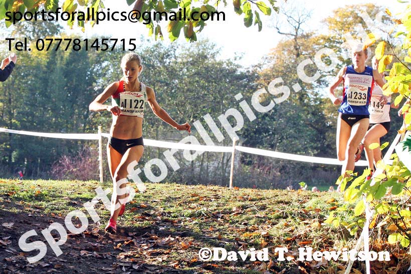 Senior womens National Cross Country Relay, Berry Hill Park, Mansfield. Photo:  David T. Hewitson/Sports for All Pics
